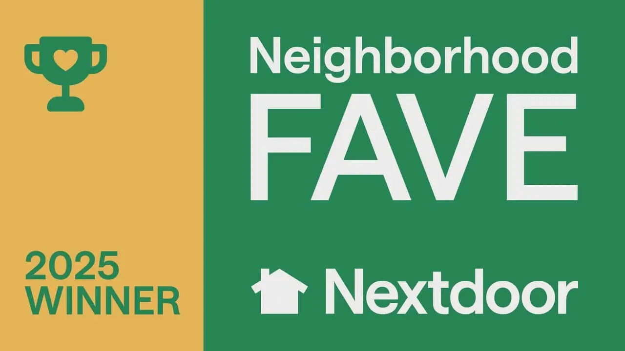 Nextdoor 2025 Neighborhood Fave Award Badge